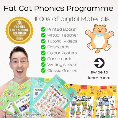 Full Phonics Programme Stage 1, 2 & 3 + Plus Advanced Material