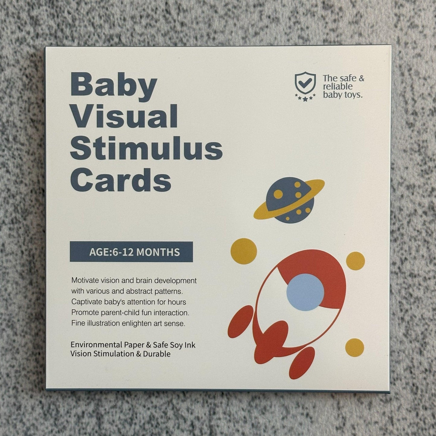 Boost healthy Brain development of your baby with High Contrast Sensory cards