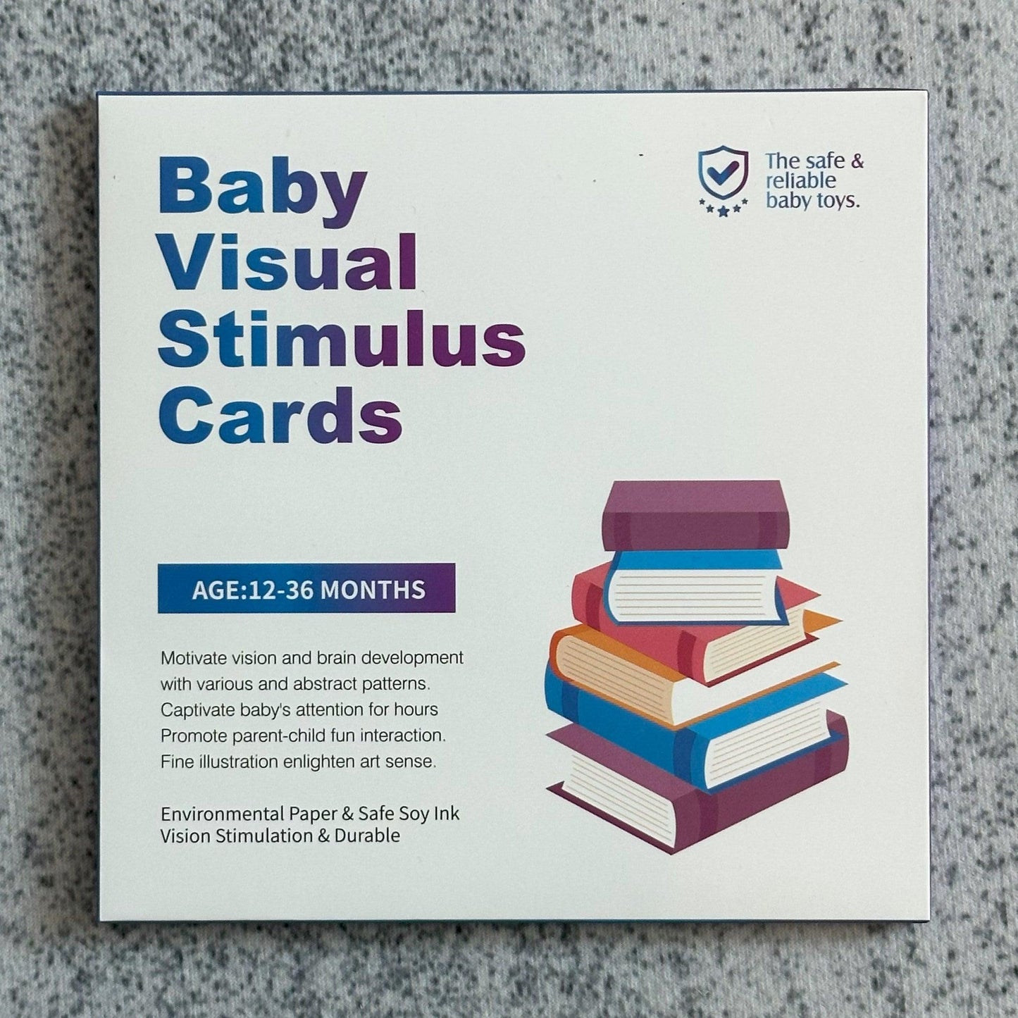 Boost healthy Brain development of your baby with High Contrast Sensory cards