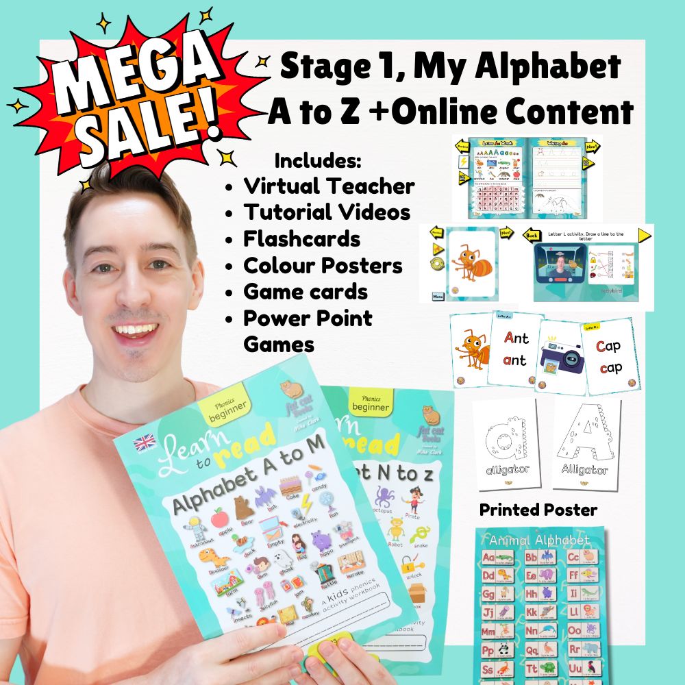 Stage 1, Printed, Phonics Programme, My Alphabet