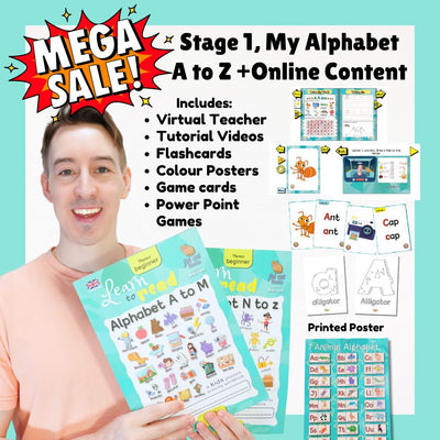 Stage 1, Printed, Phonics Programme, My Alphabet