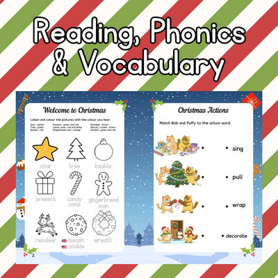 Happy Fat Cat Christmas | Fun Christmas Activity Book