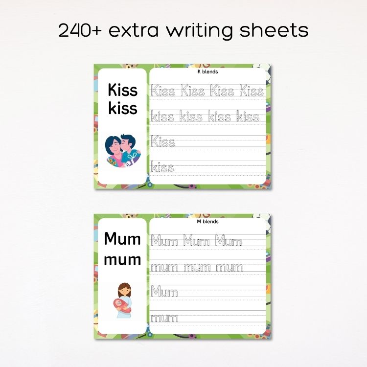 Full Phonics Programme Stage 1, 2 & 3 + Plus Advanced Material