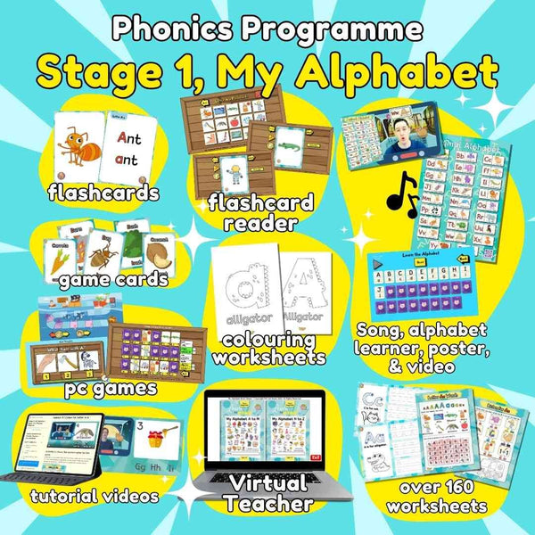 Stage 1: My Alphabet - Learn Letter Sounds Programme (Ages 3-7)