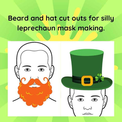 St Patrick's Day All in one Activity Book- Reading, Math & Colouring Worksheets(Ages 4-8)