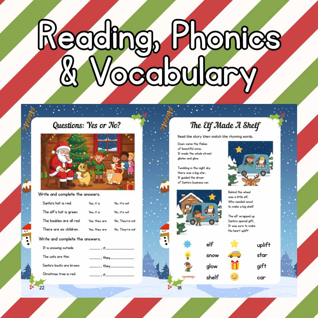 Happy Fat Cat Christmas | Fun Christmas Activity Book