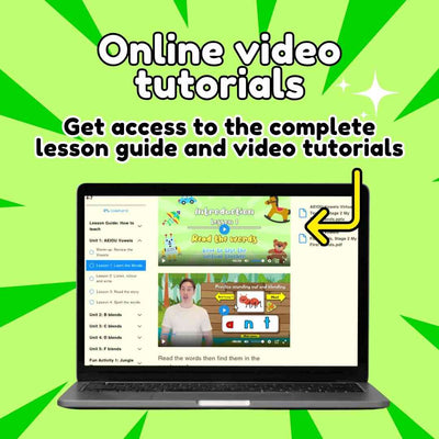 Stage 2: My First Blends - Learn to read Programme (ages 3+)