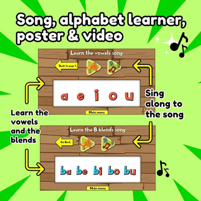 Stage 2: My First Blends - Learn to read Programme (ages 3+)