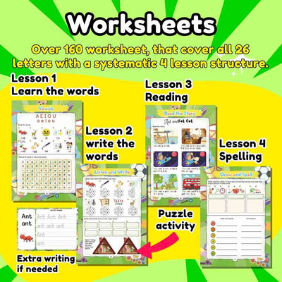 Stage 2: My First Blends - Learn to read Programme (ages 3+)