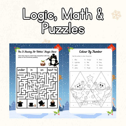 Happy Fat Cat Christmas | Fun Christmas Activity Book