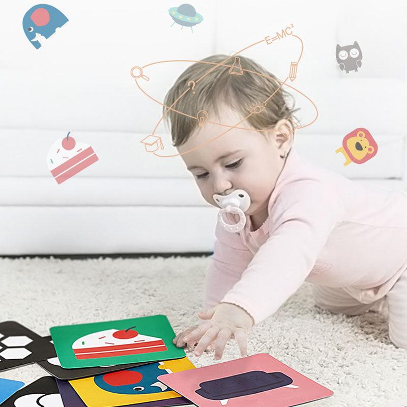 Boost healthy Brain development of your baby with High Contrast Sensory cards