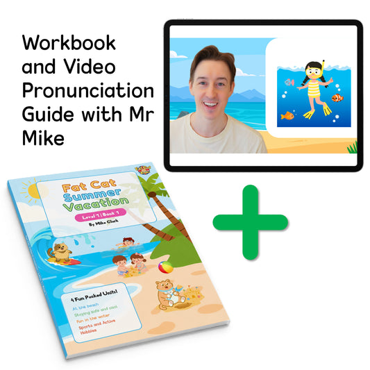 Fat Cat Summer Vacation Level 1 Book 1