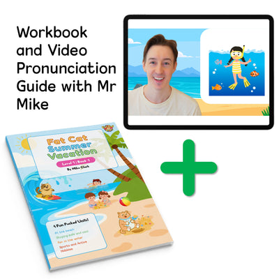 Fat Cat Summer Vacation Level 1 Book 1