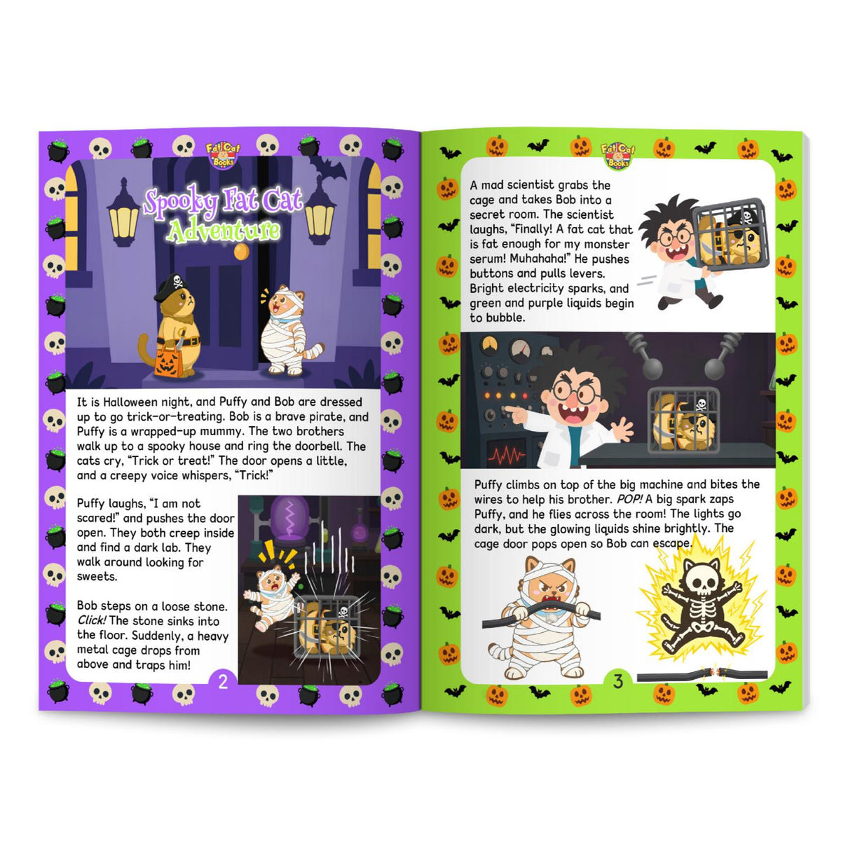 Spooky Fat Cat Halloween