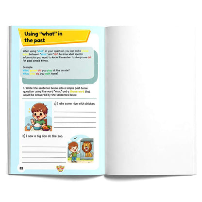 Fat Cat's Past Simple Tense - Book 1 - Regular Verbs