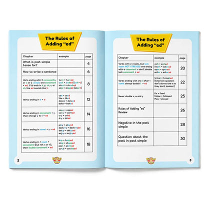 Fat Cat's Past Simple Tense - Book 1 - Regular Verbs