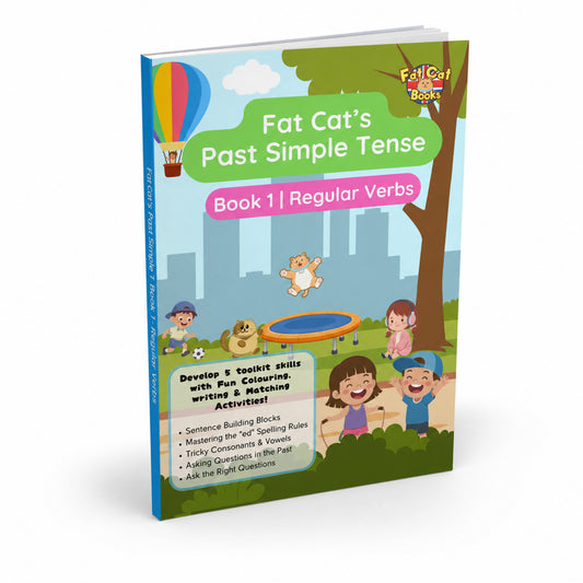 Fat Cat's Past Simple Tense - Book 1 - Regular Verbs