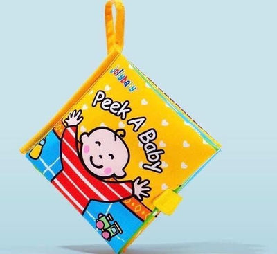 Jollybaby Baby Educational Tactile Cloth Book