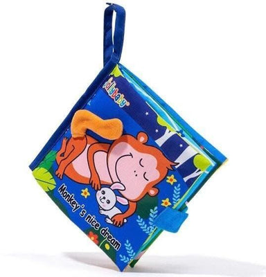 Jollybaby Baby Educational Tactile Cloth Book