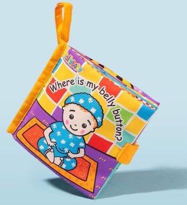 Jollybaby Baby Educational Tactile Cloth Book
