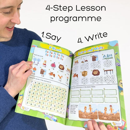 Fat Cat Phonics: Beginner Programme (Stage 1 + 2)