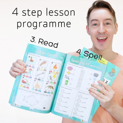 Fat Cat Phonics: Beginner Programme (Stage 1 + 2)