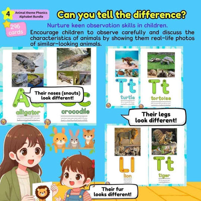 ABC Phonics Animal Alphabet Phonics Activities Bundle, Zoo Animals ABC - Fat Cat Books