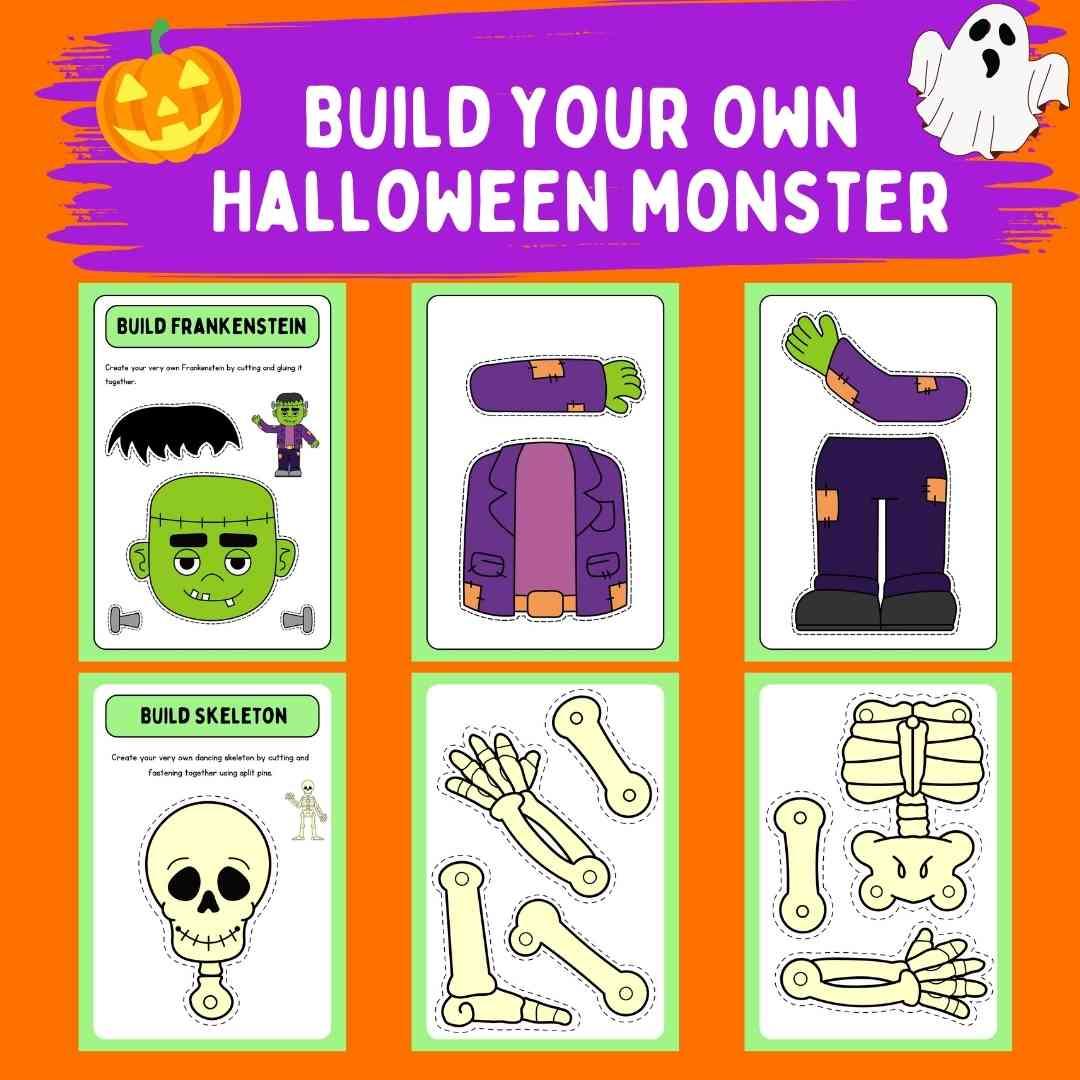 Halloween Activity Book | Costume masks | Pumpkin Templates - Fat Cat Books