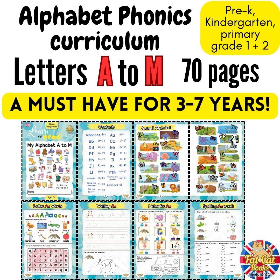 Stage 1, Printed, Phonics Programme, My Alphabet - Fat Cat Books