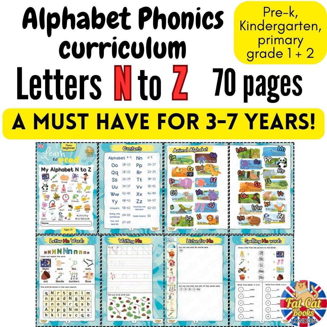 Stage 1, Printed, Phonics Programme, My Alphabet - Fat Cat Books