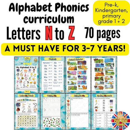 Stage 1, Printed, Phonics Programme, My Alphabet - Fat Cat Books