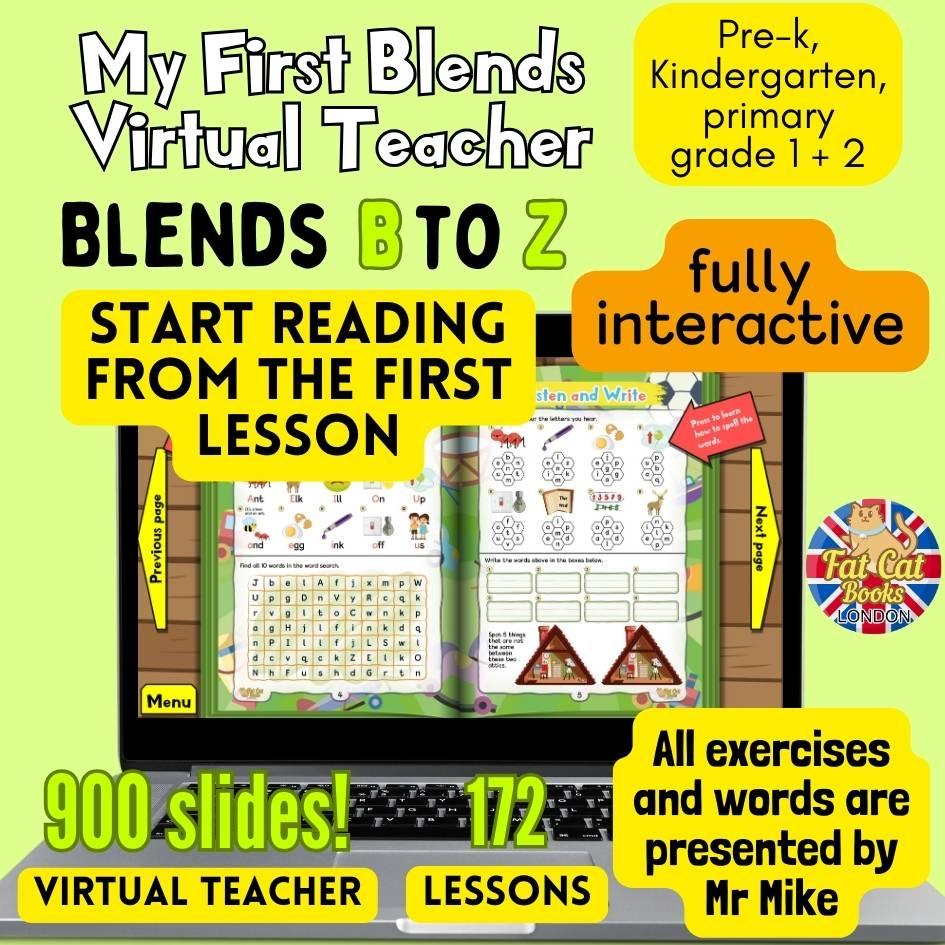 Stage 2, Printed, Phonics Programme, My First Blends - Fat Cat Books