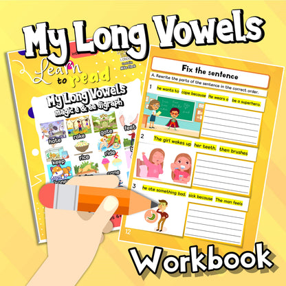 Stage 3, Download Only, Phonics, My Long Vowels Programme - Fat Cat Books